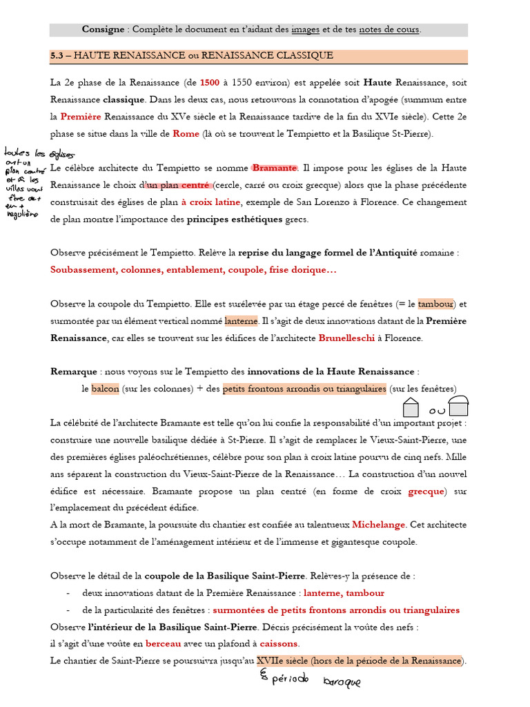 Haute Renaissance et Renaissance tardive | PDF | Art de la Renaissance ...