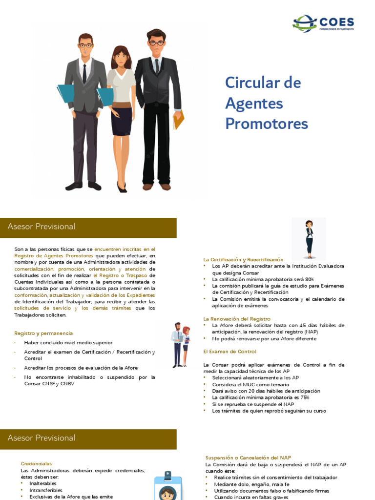 Infografia Circular de Agentes Promotores | PDF