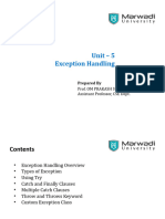 Unit5 Exception Handling