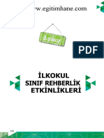 İlkokul Sinif Rehberlik Etkinlikleri