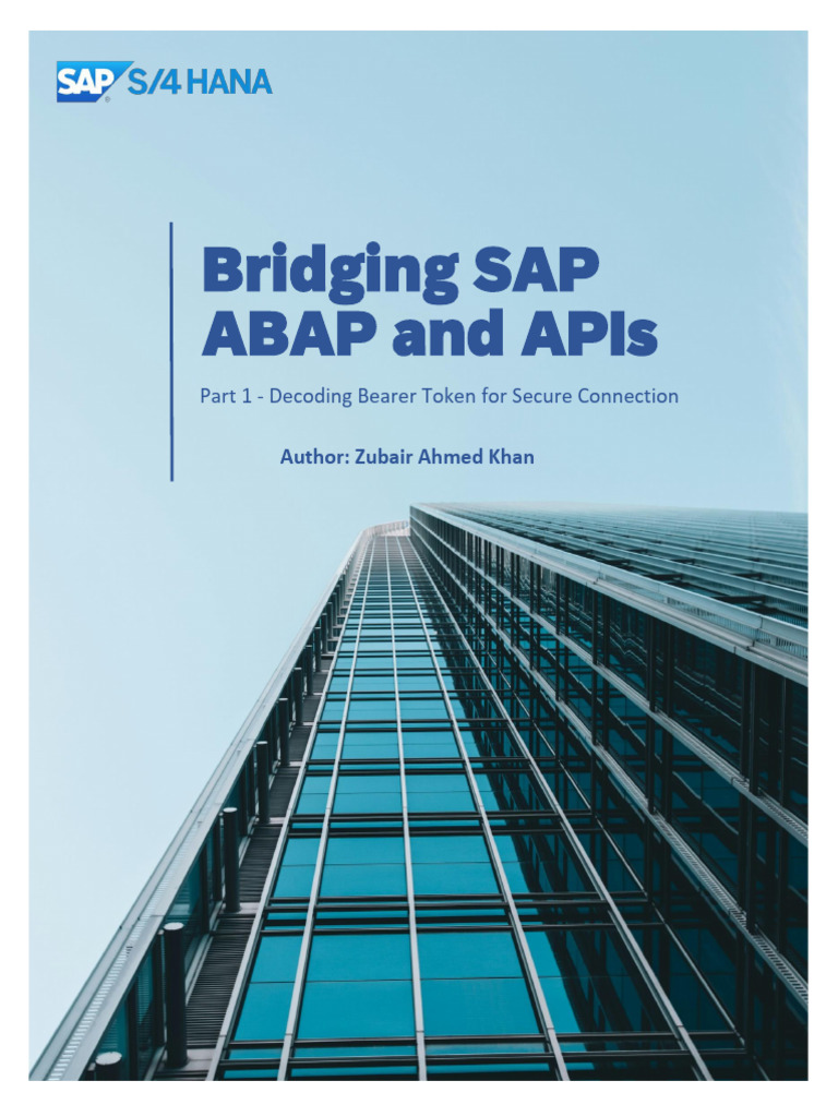 SAP Bearer Token API Integration Guide | PDF | Cyberspace | Information ...