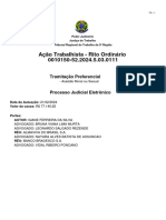 Ação Trabalhista - Rito Ordinário 0010150-52.2024.5.03.0111