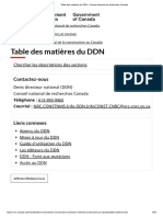 9.1+table Des Matières Du DDN - Conseil National de Recherches Canada