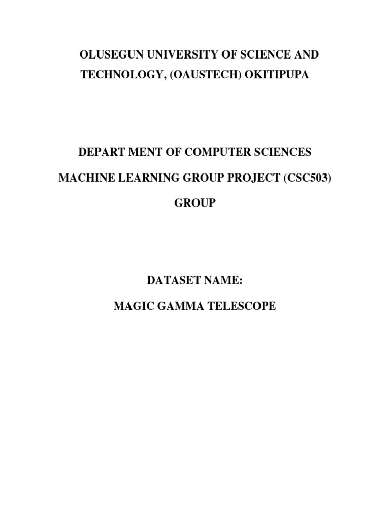 Group 16 project pdf gamma ray machine learning