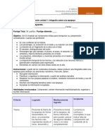 Evaluación 8° Básico. Infografía Sobre Elementos Narrativos de Epopeya