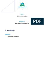 Control Systems for BME-Home Work معاذ