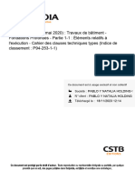 NF DTU 13.2 P1-1 Éléments Relatifs À L - Exécution