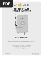 Sunsynk 3.6/5kW Inverter User Manual | PDF | Solar Panel | Power Inverter