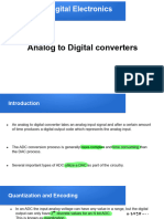 EI181305 - Digital Electronics: Analog To Digital Converters