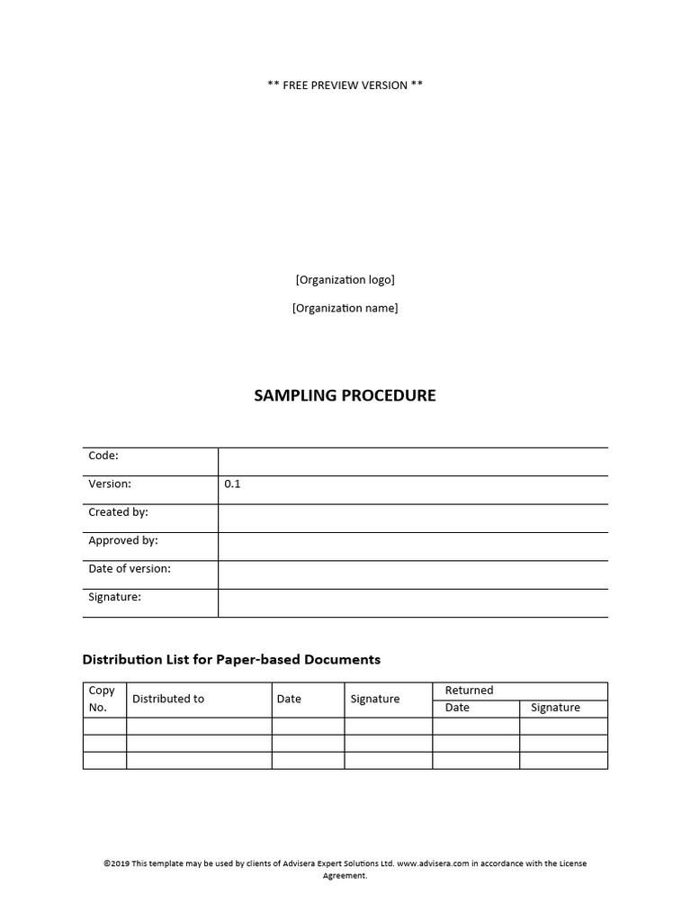 12 Sampling Procedure Preview EN | PDF | Sampling (Statistics ...