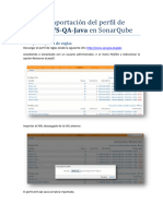 Guia de Importacion Del Perfil de Calidad AVS-QA-Java en SonarQube