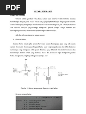 Getaran Mekanik