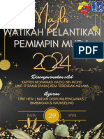 Buku Program Watikah Pelantikan