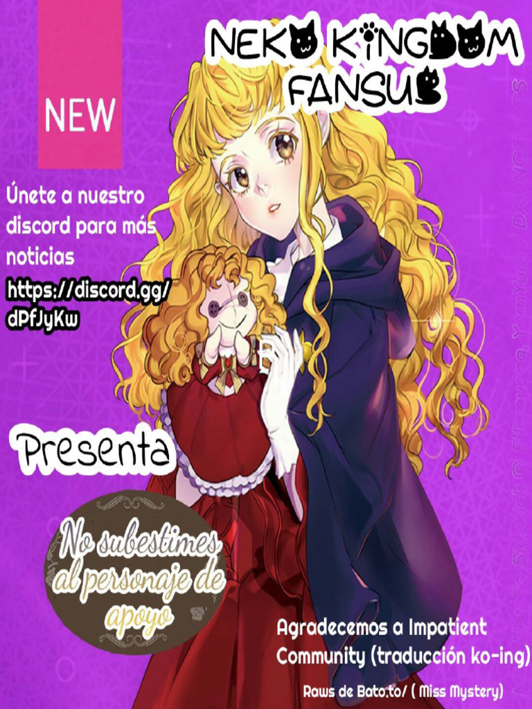 No subestimes al personaje de apoyo cap tulo 24 30 pdf