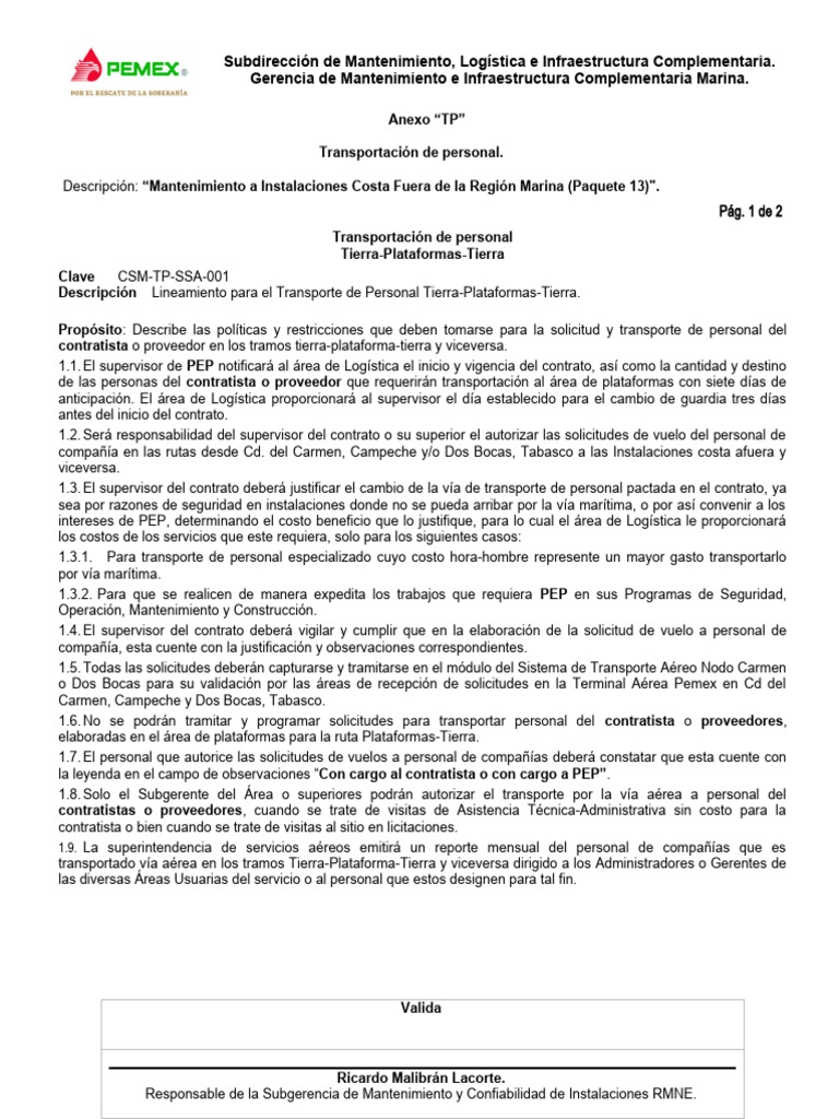 Anexo TP | Descargar gratis PDF | Logística