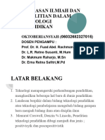 OKTO LANDASAN ILMIAH DAN PENELITIAN DALAM TEKNOLOGI PENDIDIKAN