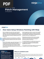 NinjaOne Patch Management Best Practices