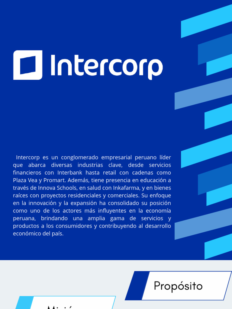 Estrategia de Sostenibilidad de Intercorp | PDF | Responsabilidad ...