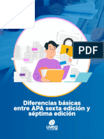 Diferencias Básicas Entre APA Sexta Edición y Séptima Edición
