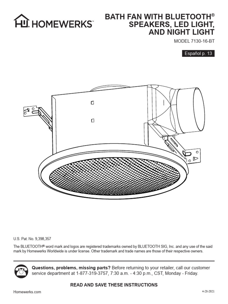 713016BT IM HomeWerks PDF Electrical Wiring Duct (Flow)