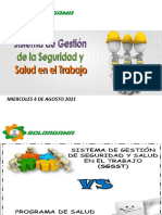 Informe Inplementacion Del SG SST Reeinducción