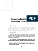 La Comunicación en La Estrategia Empresarial