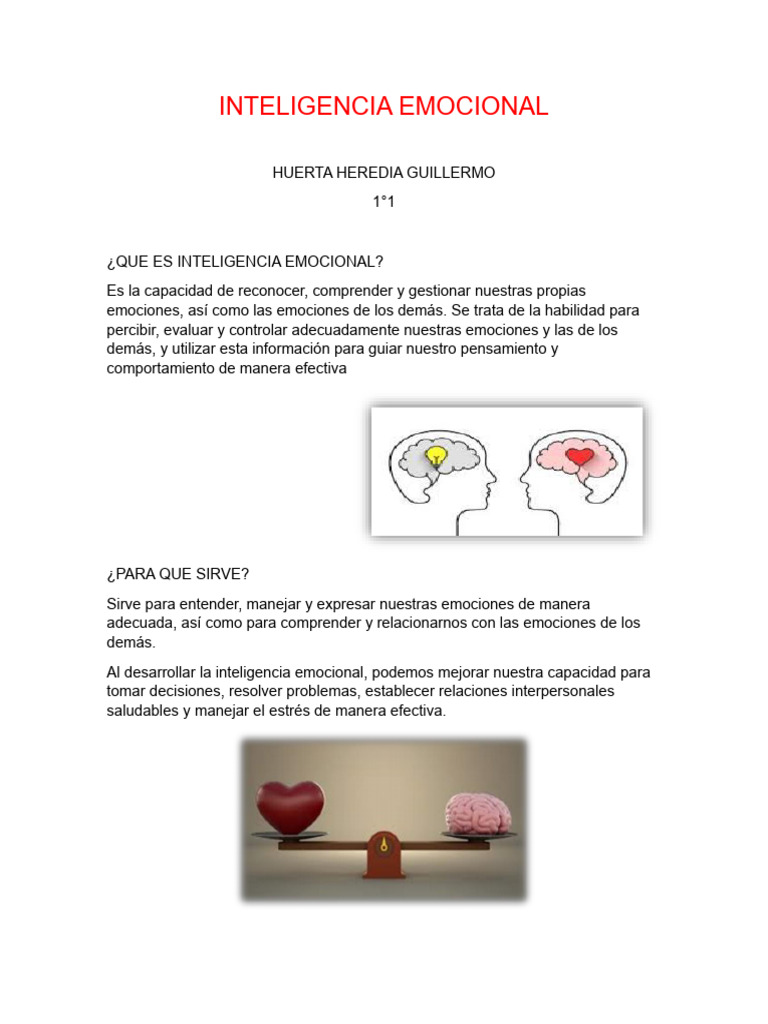 Guía Práctica de Inteligencia Emocional | PDF | Las emociones ...