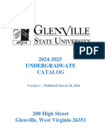 2024-2025 Undergraduate Catalog Draft 1 0