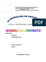 Caratula de Proyectos Tte