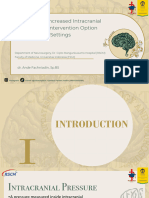 Approach To Increased Intracranial Pressure and Intervention Option in Emergency Settings