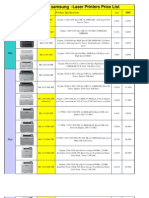Samsung - Laser Printers Price List: Mono Laser Printer Product Specfications Net MRP