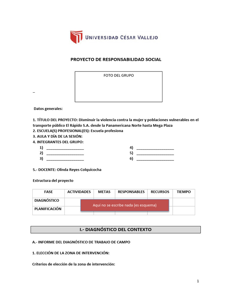Proyecto para Reducir Violencia de Género | PDF | Metodología de ...