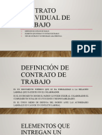 Contrato Individual de Trabajo Generalidades Caracteristicas y Aplicaciones Fca La CP Ags Dic 2020 2