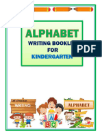 Alphabet Writing Booklet For Kindergarten