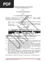 Surat Perjanjian Kerjasama Pengelolaan Unit Dump Truck