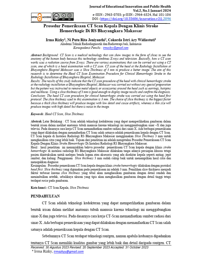 INNOVATION+-+Vol 2,+no 1+januari+2024+hal+101-106 | PDF