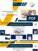 SESION 4 - Caracteristicas y Dimensiones de La Evaluación