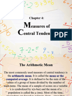 Chapter 4 - Measures of Central Tendency 21 1