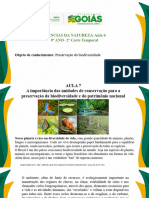 Aula 6 - 9º CN - Unidades de Conservação para Preservação Da Biodiversidade e Do Patrimônio Nacional