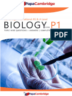 Biology 9700 Paper 1 - Gas Exchange and Smoking