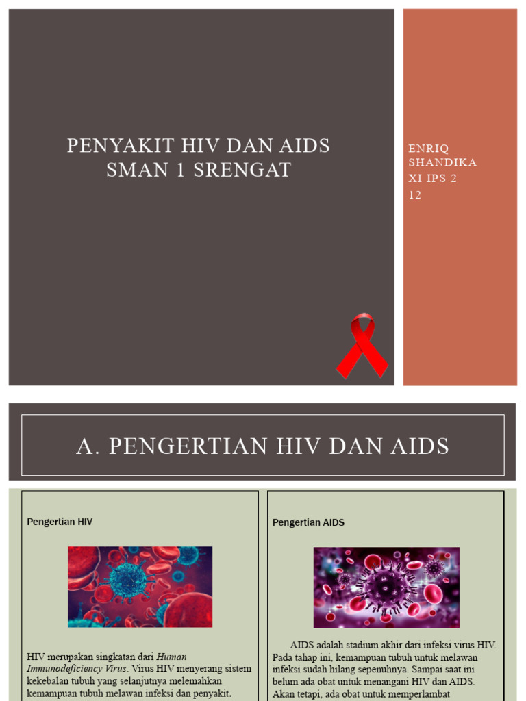 Penyakit HIV dan AIDS: Pengertian & Bahaya | PDF | Pengembangan Diri ...