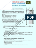 Exercice 2 Chute Verticale Avec Frottements (TAHIRI PHYSIQUE)