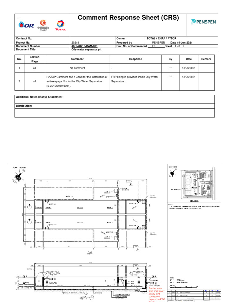 Oily Water Separator Comment Response | PDF