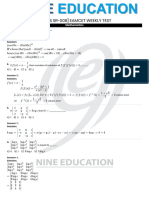 (Bomis SR-008) Eamcet Weekly Test Results and Solutions