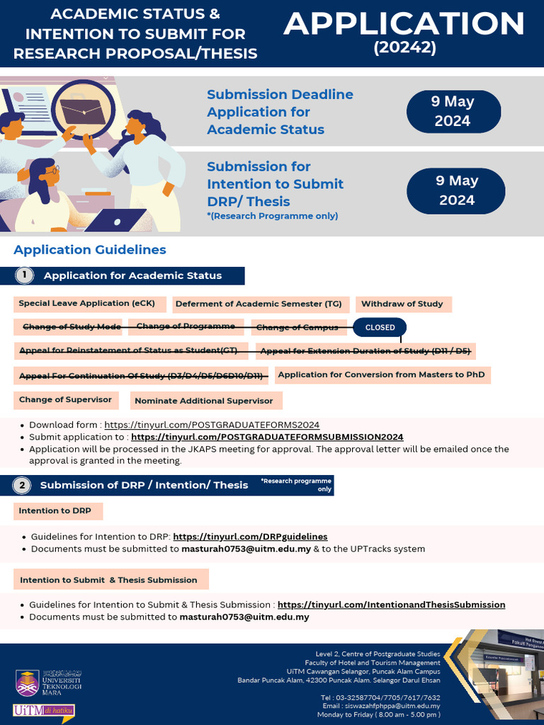 Academic Status Application Guidelines | PDF | Thesis | Vocational ...