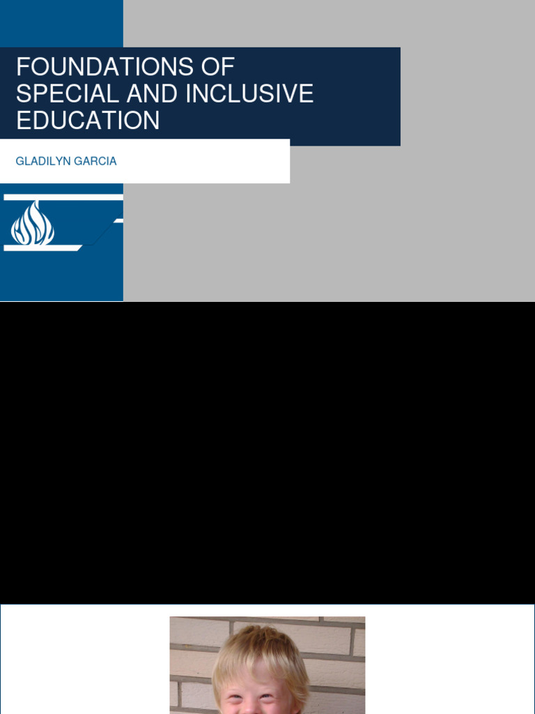 Fpundations Of Special And Inclusive Education Pdf Special