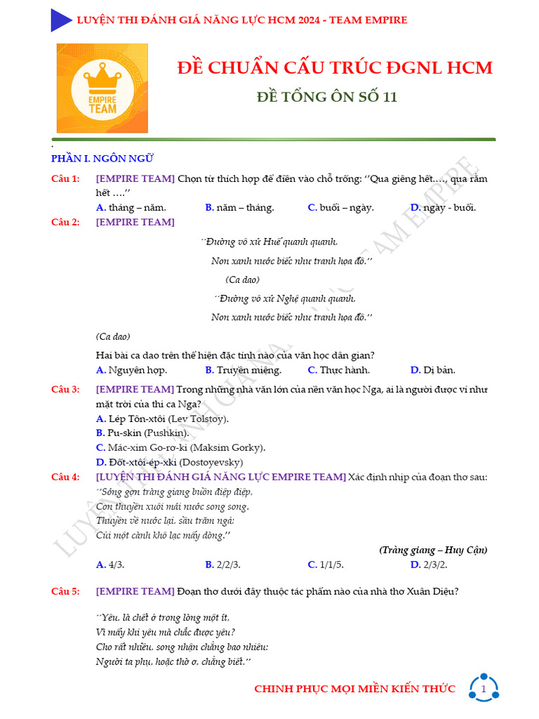 De Tong On So 11 | PDF