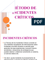 Método de Incidentes Críticos