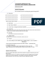 Neft Mandate Form Format Removed