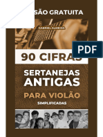 Amostra Grátis PDF 90 Cifras Sertanejas Antigas Gabriel Almeida